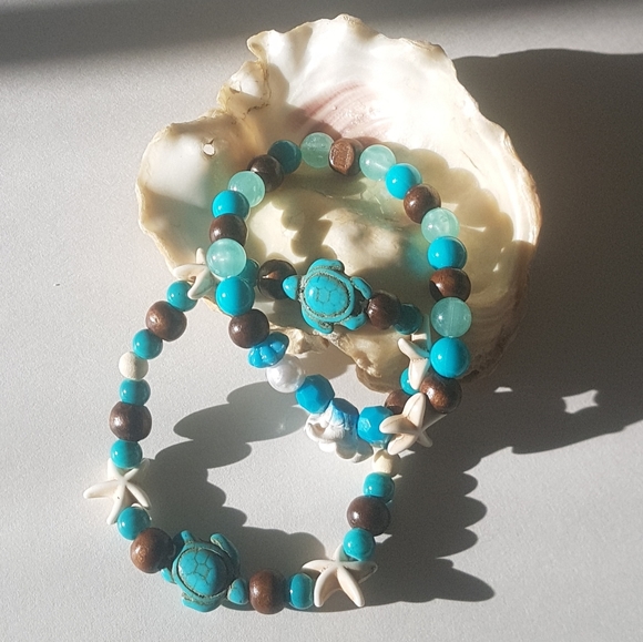 🌴 Luminous Hawaiian Treasures Bracelet Set - Picture 7 of 15